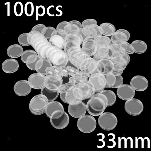 100pcs set 33mm trasparente - 100pcs,