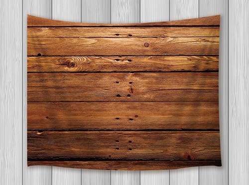 Arazzo retrò legno colore