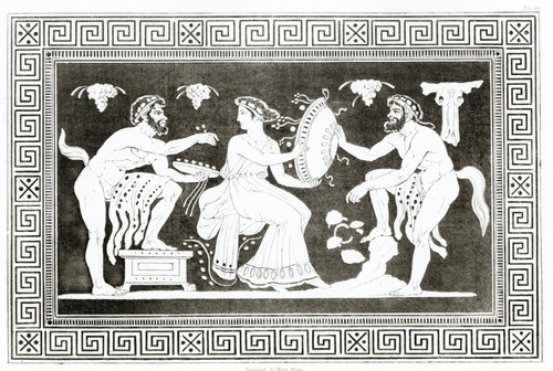 Scena vaso antico di - ,