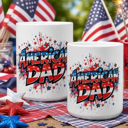 Tazza papà americano - tazza, americano,