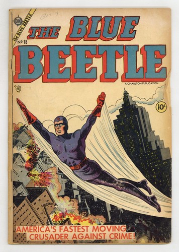 Blue beetle 1 8 1955 - beetle, gd-