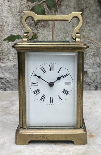 Antique brass carriage clock - antique,