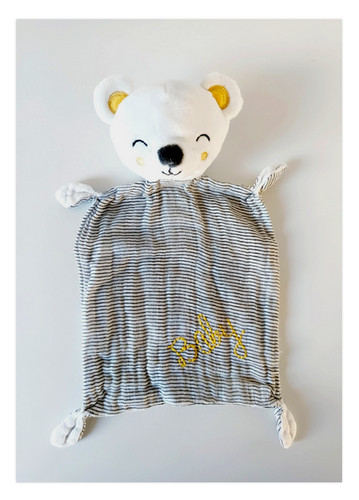 Doudou plat ours blanc - doudou,