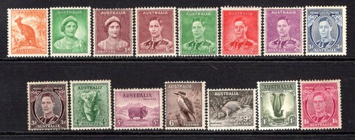 Australia 1937 set da - australia, 1937-56