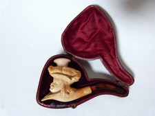 pipe écume de mer sculptée