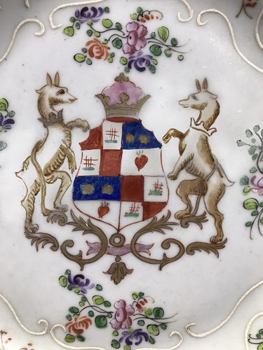 Piatto porcellana cinese qang - piatto,
