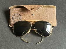 Ray-Ban RB3138 001 58-09 Occhiali da Sole - Oro/Verde originali anni 70