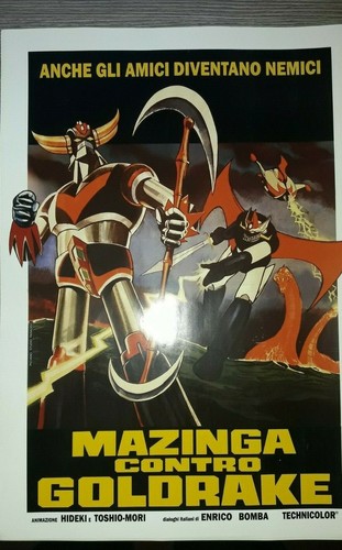 Poster mazinga contro goldrake - mazinga,