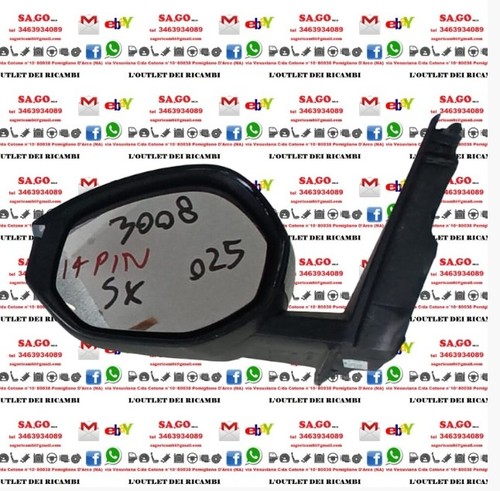 Specchietto elettrico sinistro - specchietto,