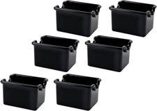 Set 6 Pezzi Porta Bustine Nero