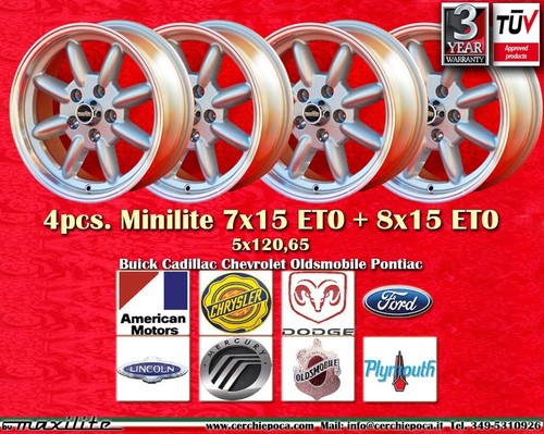 Cerchi minilite 7x15 8x15 - cerchi,