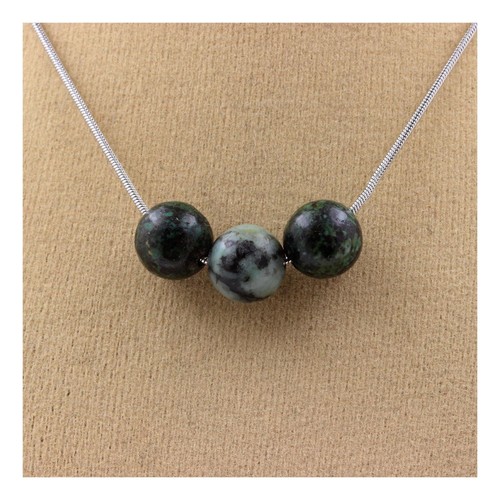 Collana perle turchese - collana, 3