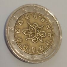 2 EURO PORTOGALLO 2002 ERRORE CONIO -Moneta 2€ Stelle e Tondello decentrato RARA