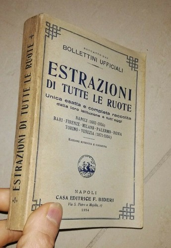 Estrazioni tutte ruote - di, le