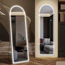 LED Specchio Da Terra Ad Arco