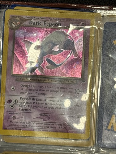 Pokemon dark espeon holo - pokemon,