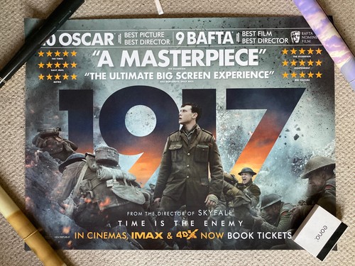 1917 rare original cinema - 1917, uk