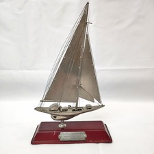 Modellino barca in metallo