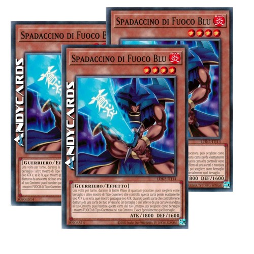 Spadaccino fuoco blu - 3x, di