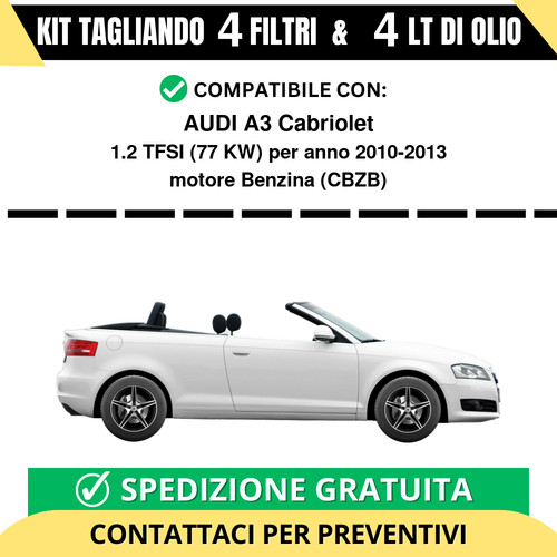 Tagliando per audi - tagliando, a3