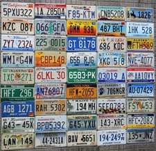 Lotto targhe auto americane - lotto, 45
