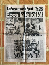 GAZZETTA DELLO SPORT 13 LUGLIO 1982 MONDIALI SPAGNA 82 ITALIA CAMPIONE DEL MONDO