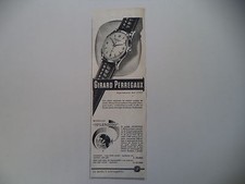 advertising Pubblicità 1953 GIRARD PERREGAUX SPLENDIDO