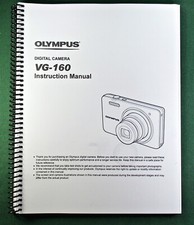 Olympus VG-160 Manuale Istruzioni: 76 Pagine e Cover Protettive!