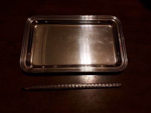 Vintage small silver plated - small,