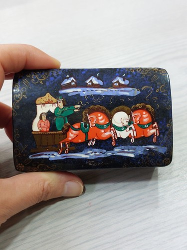 Russian lacquer miniature - russian,