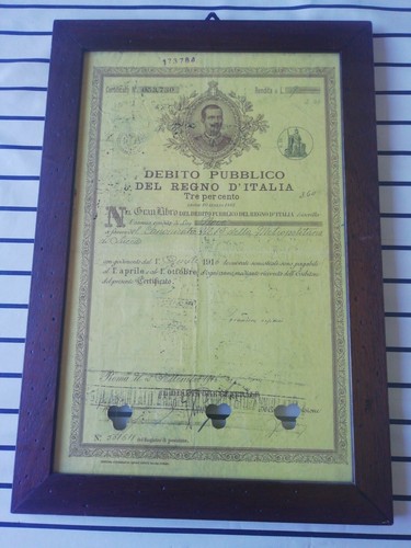 Debito pubblico del - del, regno