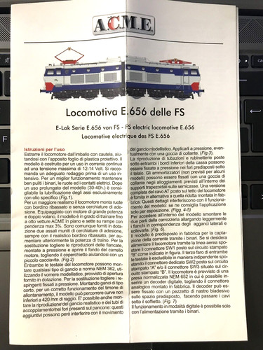 Acme istruzioni locomotiva e - ,