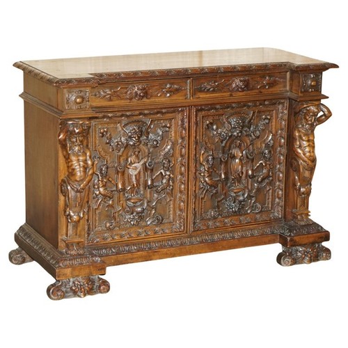 Importante credenza buffet - credenza,