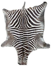 Tappeto vintage in vera pelle