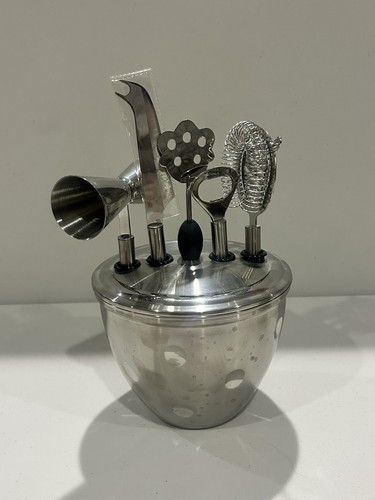 Set attrezzi bartending e - set,
