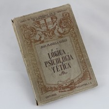 Antico libro LOGICA PSICOLOGIA