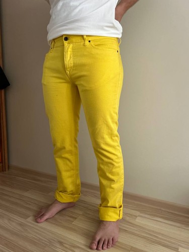 Jeans vintage napapijri giallo - vintage,