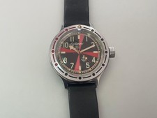 Vostok Ampihibia Radio Room in cassa tonda vintage boctok Dial ORIGINALE