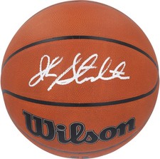 John Stockton Utah Jazz Autografo Wilson Gioco Ufficiale Basket