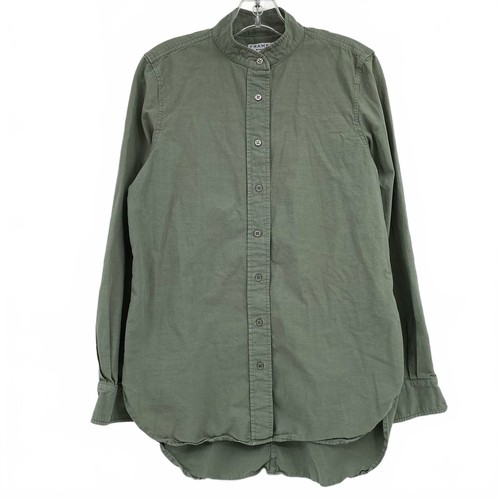 Camicia verde con - , bottoni