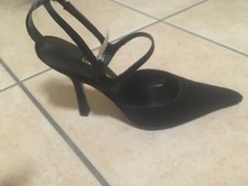 CESARE PACIOTTI SCARPE COL TACCO IT 38 ACCESSORI MODA DONNA IN Raso Nero