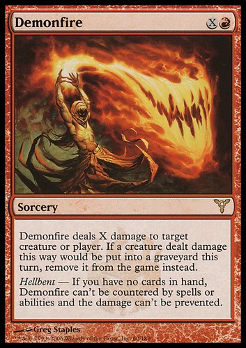 Mtg demonfire fuoco - mtg,