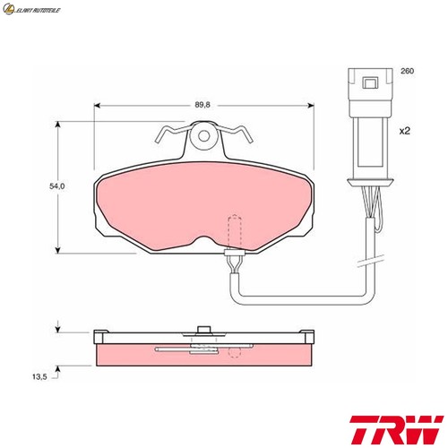 Kit pastiglie freno - kit,