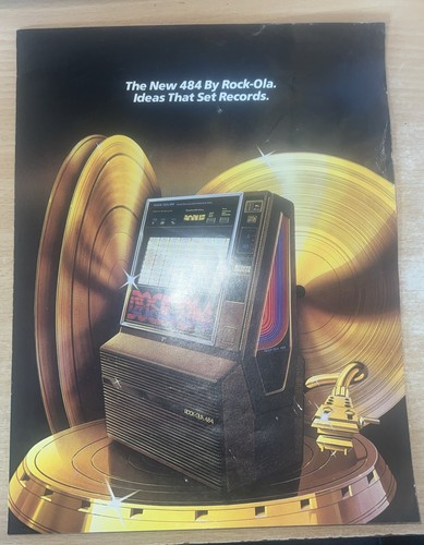 Rock ola 484 jukebox flyer - rock-ola,