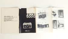 Ricoh 500G Fotocamera Manuale