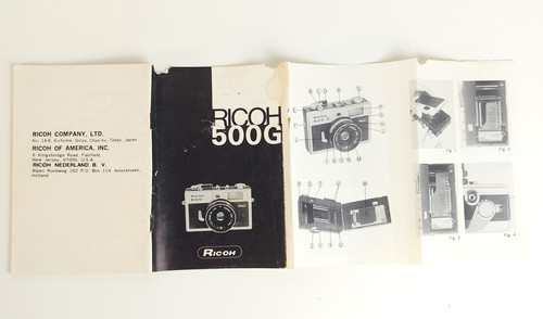 Ricoh 500g fotocamera manuale - ricoh,