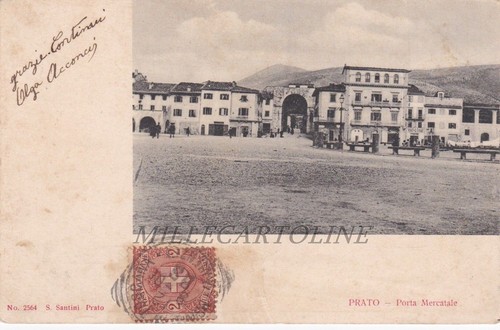 Prato porta mercatale 1901 - porta,