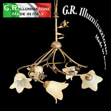 LAMPADARIO IN FERRO BATTUTO 5