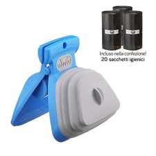 Genius Paletta Igienica Portatile Per Escrementi Vano Dispenser Per Sacchetti