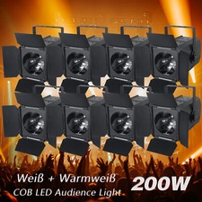 8x 200W COB LED par faro DMX